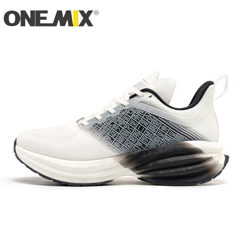 Outdoor Sport Flooring - Onemix-男性用の中国風ランニングシューズ,通気性のあるファッション,キャラクターのvamp,エアクッション,アウトドアウォーキング