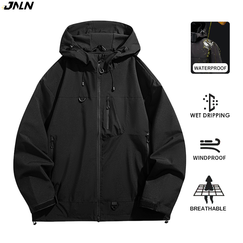 Outdoor Sport Jacket Women'S - JNLN ユニセックス防水ウインドブレーカーアウトドアスポーツ防風単層ジャケット男性女性ハイキング登山トレッキングレインコート