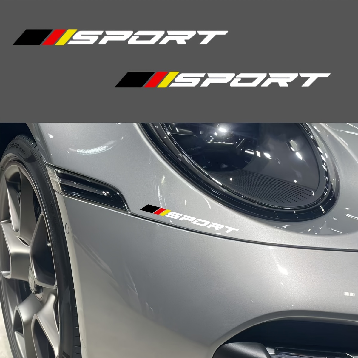 Outdoor Sport Logo - 2 個スポーツロゴ 2D フラットステッカーユニバーサルオートバイヘルメット自転車フレーム家庭用屋外装飾デカール