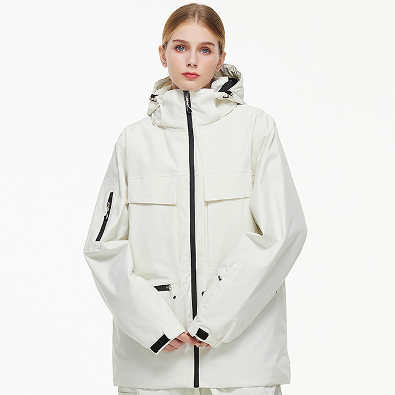 Outdoor Sport Jacket Women'S - 男性と女性のための防水フード付きスノージャケット、防風、アウトドア、マウンテンスポーツ、スノーボードコート、スキー服、オートバイ、冬