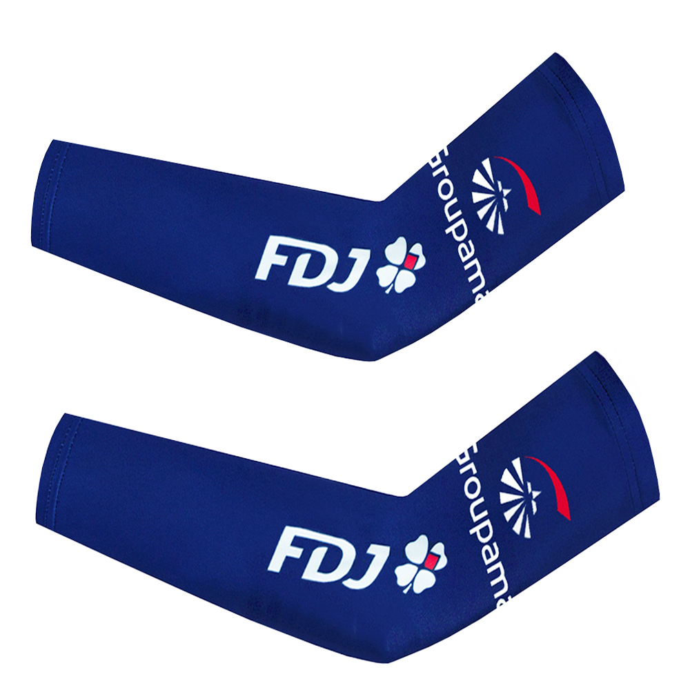 Outdoor Sportsman Group - 2025 FDJ グループサイクリングアームウォーマー MTB Ropa Ciclismo