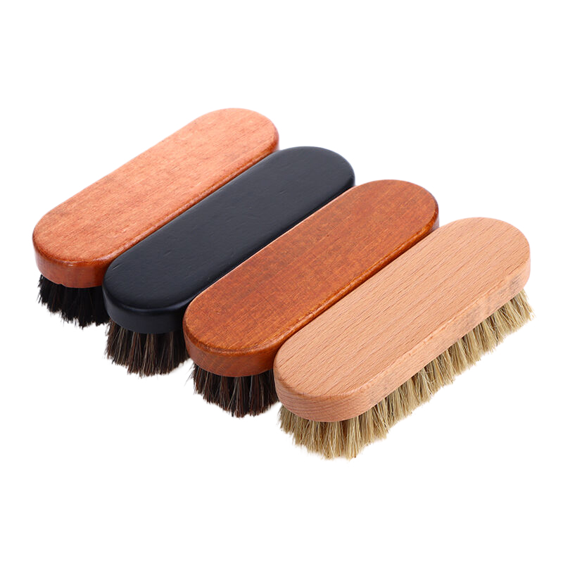 1個入り 靴磨き用馬毛ブラシ 木製ハンドル付き レザーブーツ - Brushing Boot Horse のレビューと価格