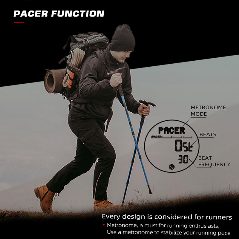 メンズデジタル腕時計スポーツ超軽量アウトドアコンパス歩数計防 - Outdoor Sport Smart Watch のレビューと価格