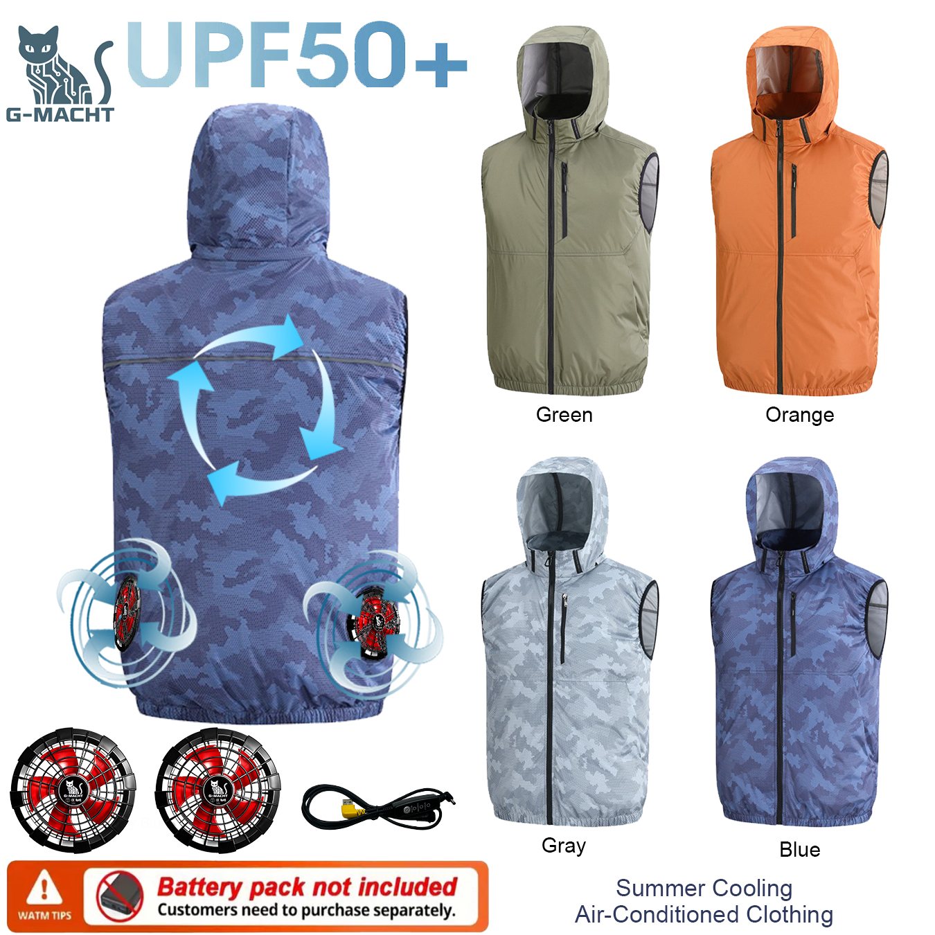 夏のスポーツ 12V/5V ファンエアコンクール男性女性旅行 - Outdoor Sport Jacket Women'S のレビューと価格