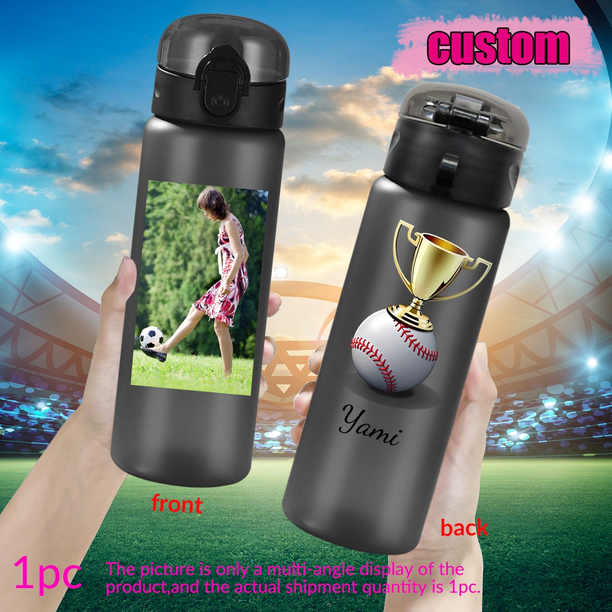 1個入り カスタム写真名入り 780ml/26oz アウトド - Outdoor Sport Name のレビューと価格