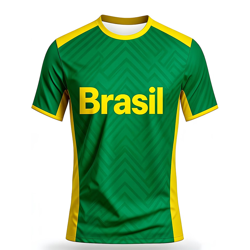 ブラジルサッカージャージ Tシャツ男性用アウトドアスポーツ通 - Outdoor Sport Name のレビューと価格