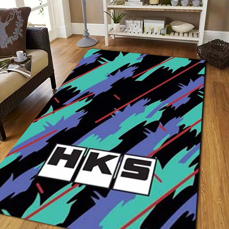 3DレーシングH-HKSプリントエリアラグ滑り止めフロアマッ - Outdoor Sport Flooring のレビューと価格