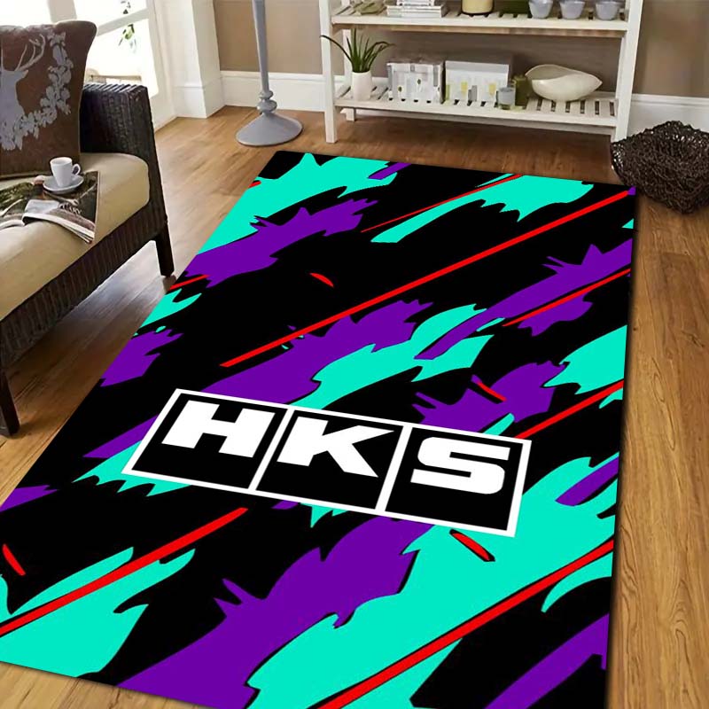 3DレーシングH-HKSプリントエリアラグ滑り止めフロアマッ - Outdoor Sport Flooring のレビューと価格