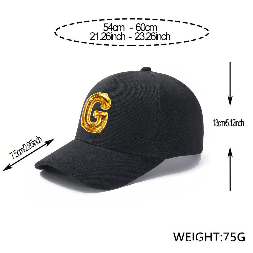 調節可能なフリースビーニー1個、金色の文字「G」プリント柄、 - Outdoor Sport An のレビューと価格