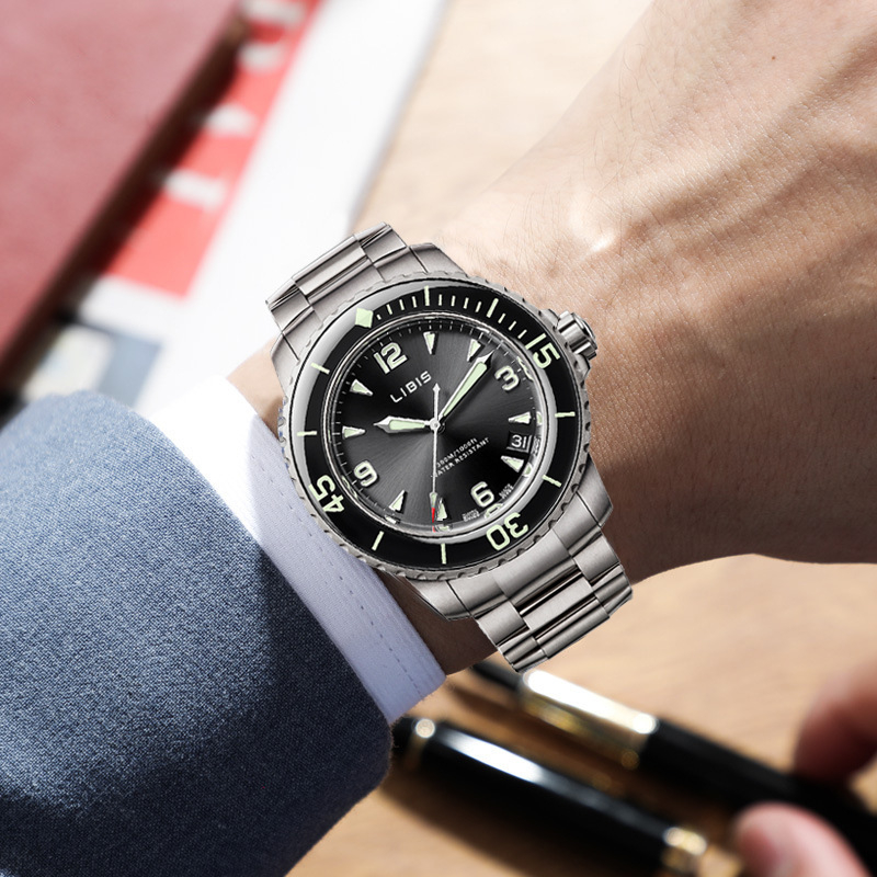 メンズ クラシック ブラック ディスク クォーツ腕時計 スチ - Outdoor Sport Smart Watch のレビューと価格