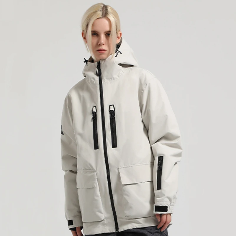 防水厚手スキージャケット、暖かい冬服、アウトドアスポーツ、ゆ - Outdoor Sport Jacket Women'S のレビューと価格