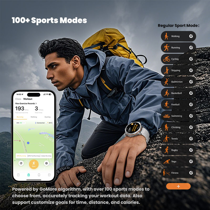 2026年新型ミリタリーTANK X3スマートウォッチ メン - Outdoor Sport Smart Watch のレビューと価格