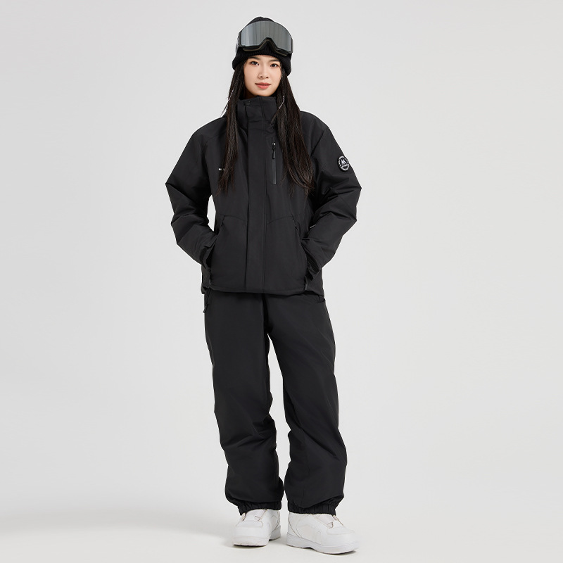 アウトドアスポーツマウンテンマンスキーセット冬用暖かいフード - Outdoor Sport Jacket Women'S のレビューと価格