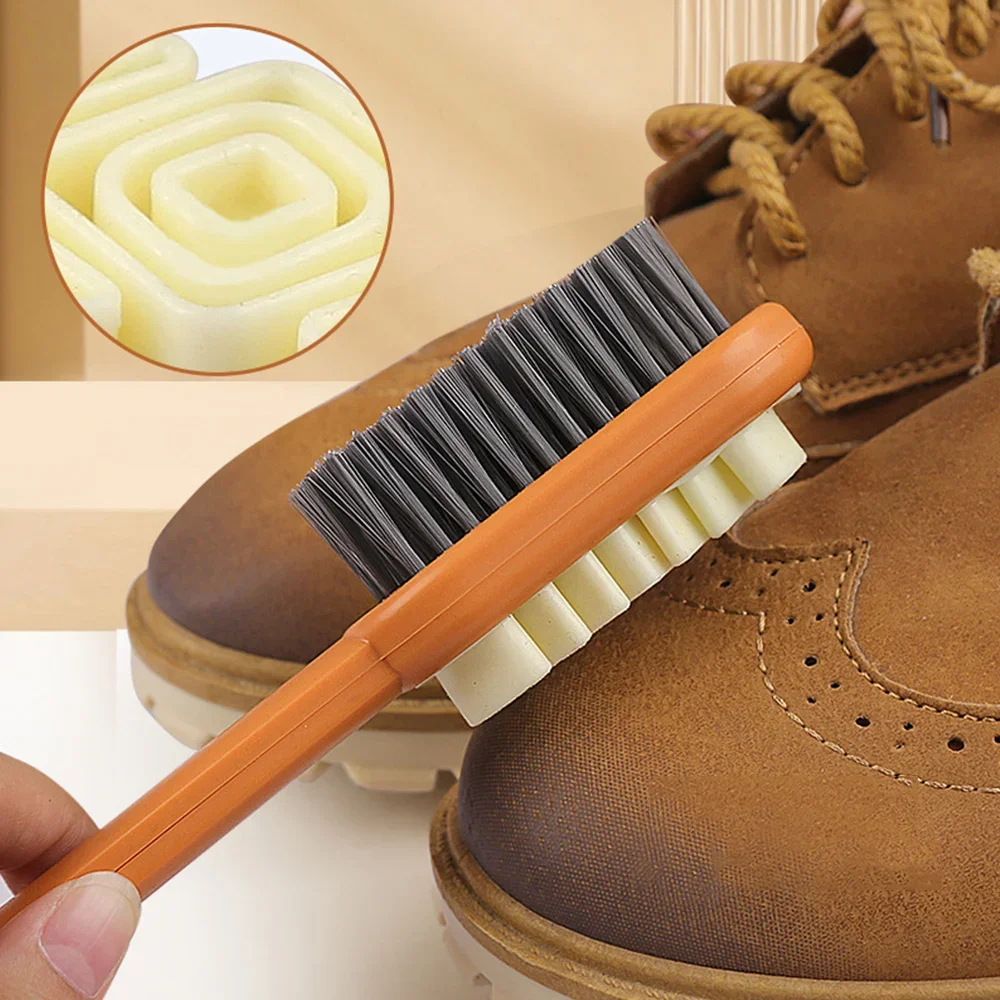 1pc 2 in 1 スエード靴ブラシクリーナーゴム消しゴム - Brushing Boot Horse のレビューと価格