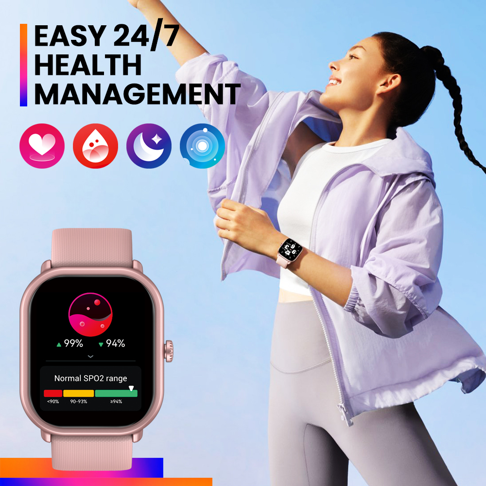 Zeblaze-男性と女性のためのGts 3 Proスマート - Outdoor Sport Smart Watch のレビューと価格