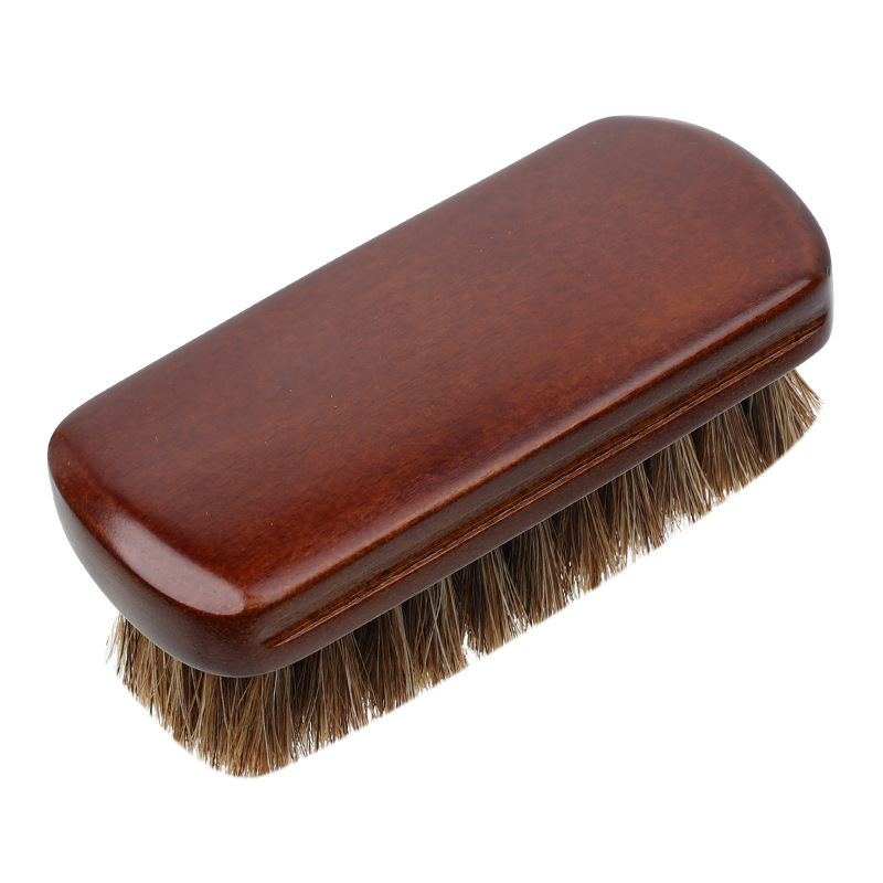耐久性のある馬毛ブラシ革靴用木製ハンドル靴ケアポリッシュアプ - Brushing Boot Horse のレビューと価格